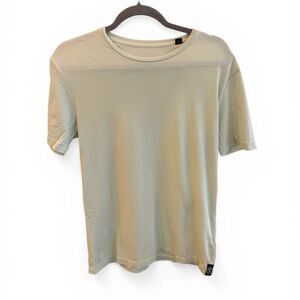 Todd Snyder Short Sleeve Crew Tee in Sage Green Made in USA Premium Cotton